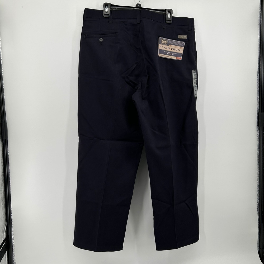 BUNDLE Lee Mens Plain Front Relaxed Fit Tapered Leg Chino Pants 40x29 NWT Office - Picture 13 of 14